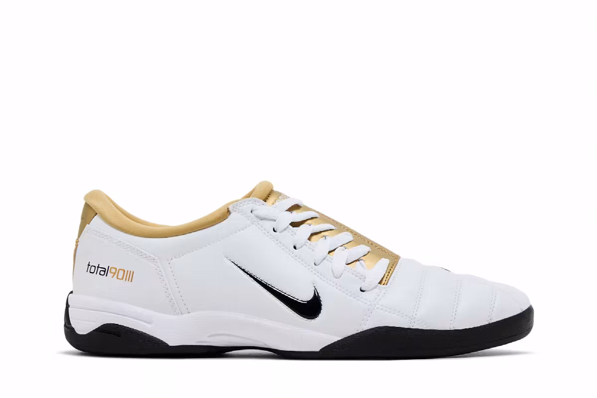 Nike Total 90 3 SP White Metallic Gold, view 2