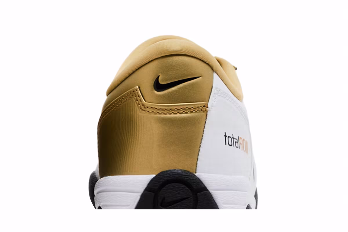 Nike Total 90 3 SP White Metallic Gold, view 8