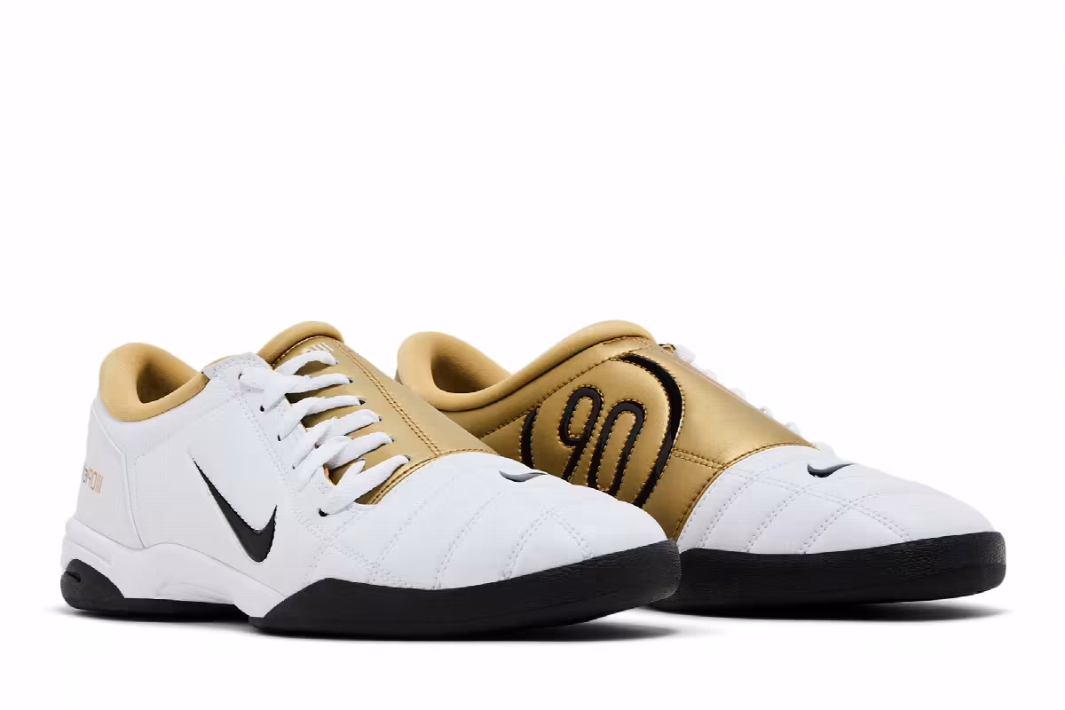Nike Total 90 3 SP White Metallic Gold, view 9