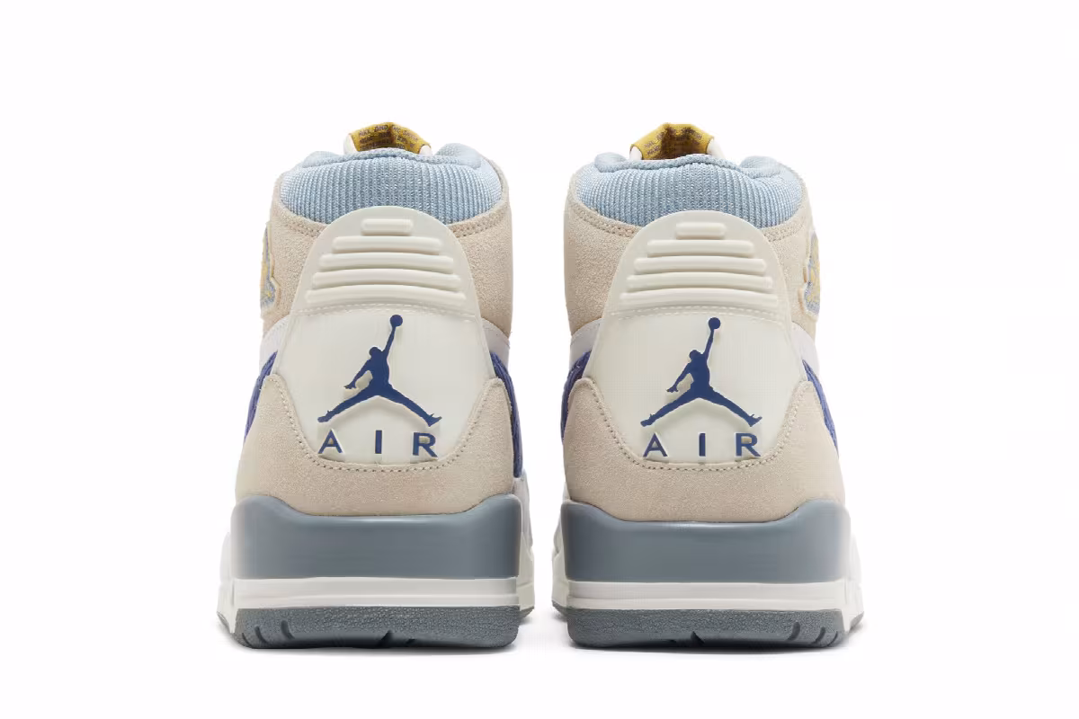 Air Jordan Legacy 312 Corduroy Swoosh - White Mystic Navy, view 7