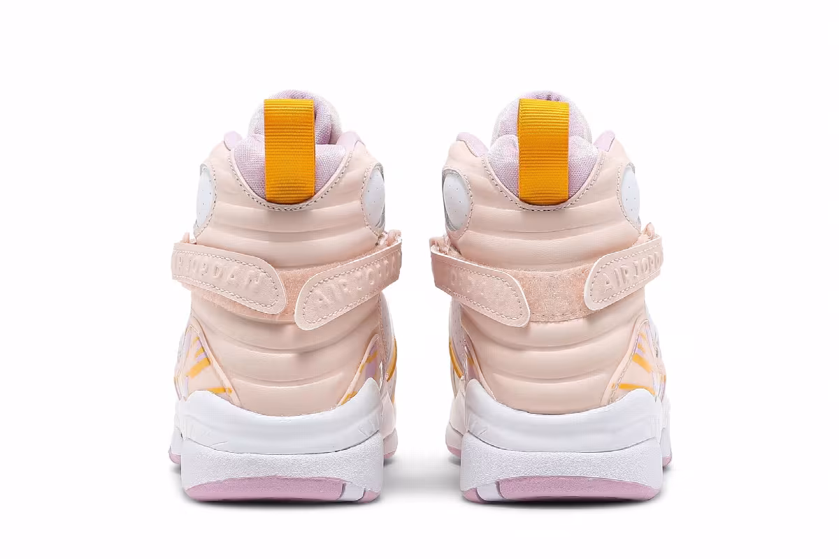Air Jordan 8 GS Light Arctic Pink, view 7