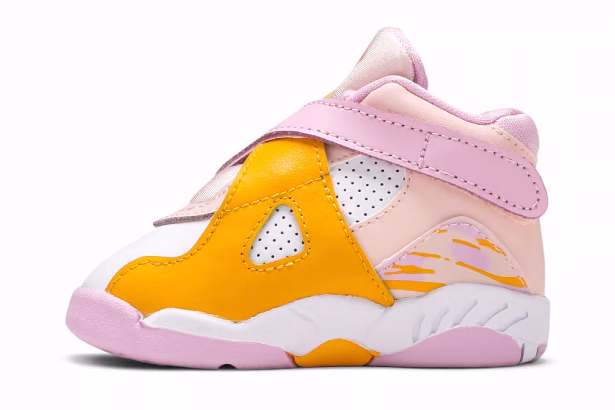 Air Jordan 8 TD Light Arctic Pink, view 4