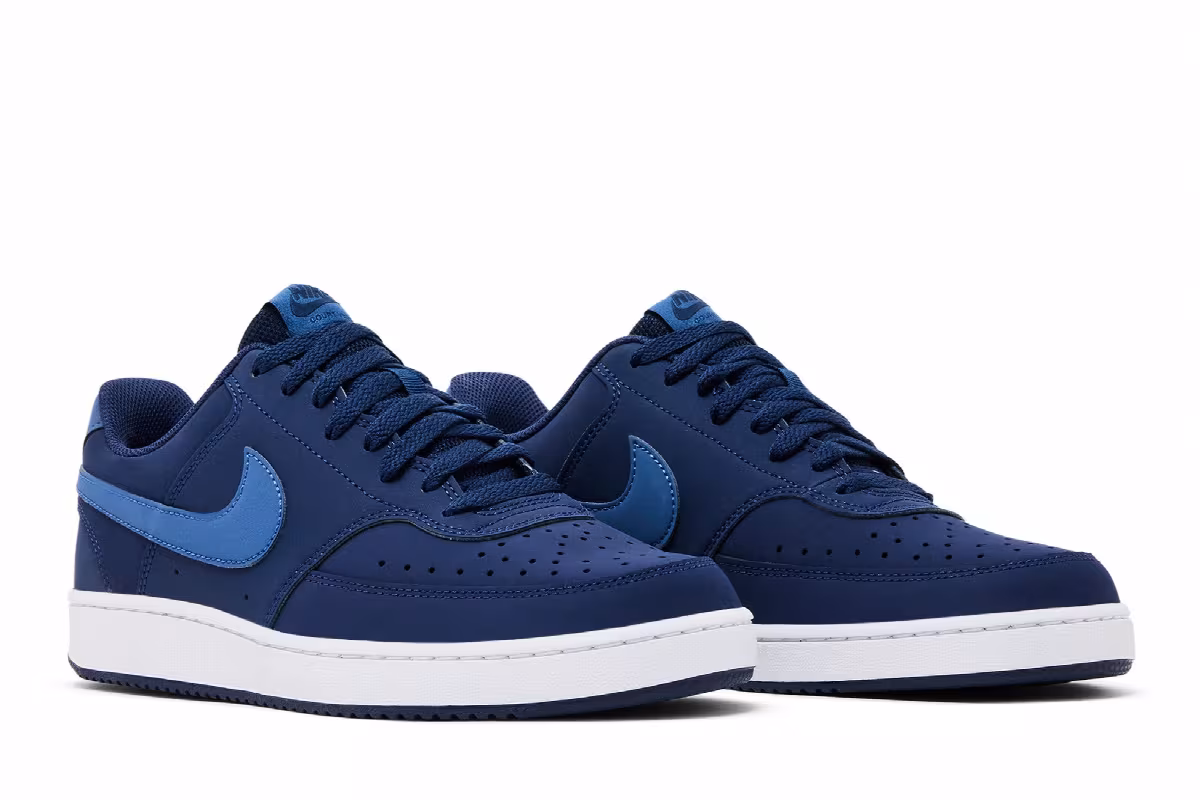 Nike Court Vision Low Mystic Navy, view 9