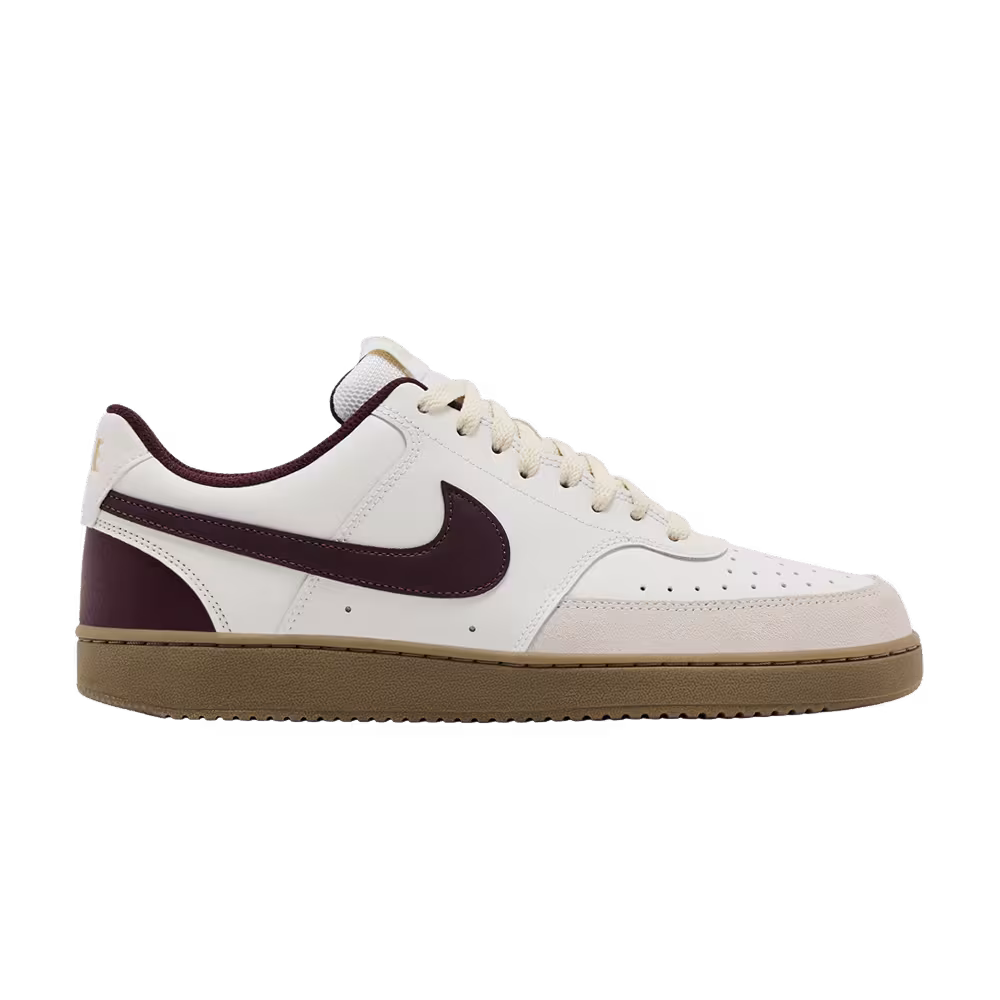 Nike Court Vision Low Sail Burgundy Crush