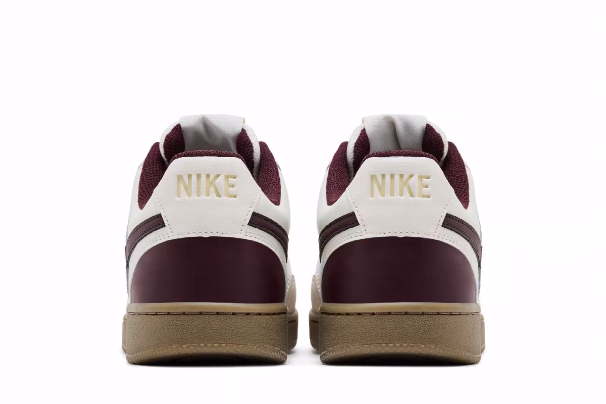 Nike Court Vision Low Sail Burgundy Crush, view 7