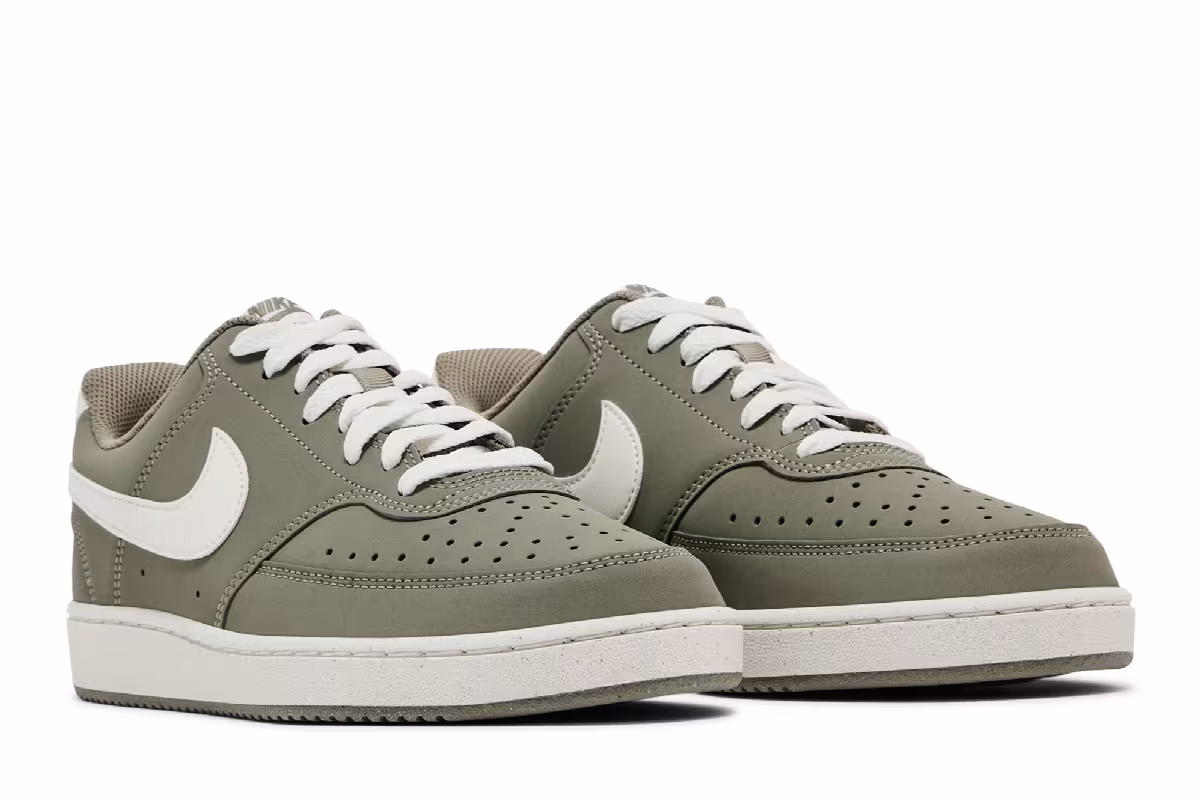 Nike Court Vision Low Premium Light Army Sail, view 9