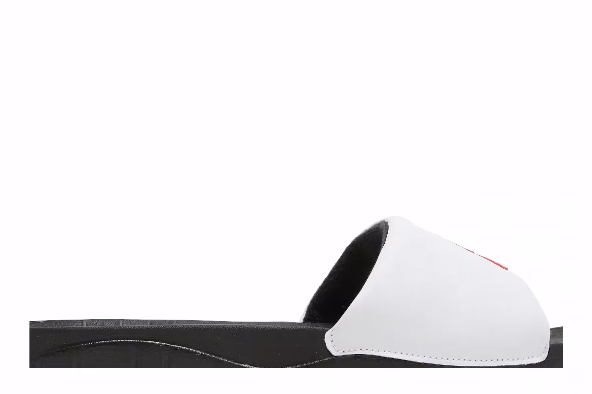 Air Jordan Break Slide White Black, view 3