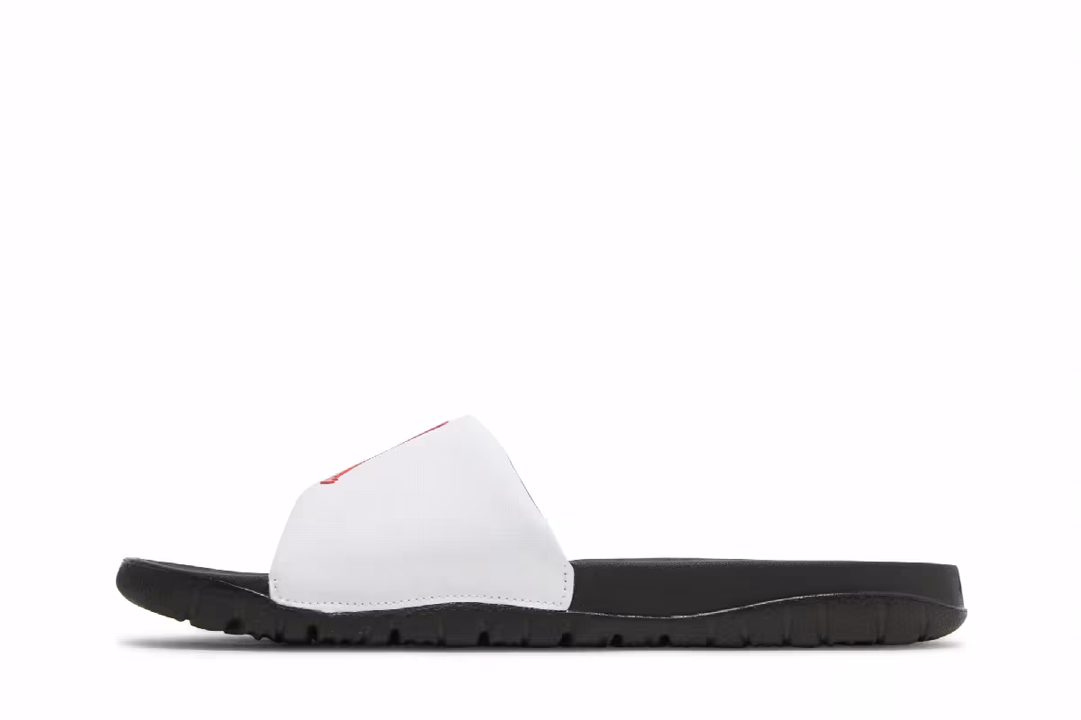 Air Jordan Break Slide White Black, view 4