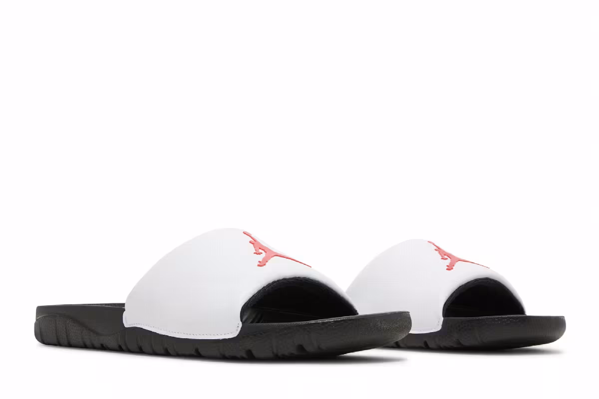 Air Jordan Break Slide White Black, view 9