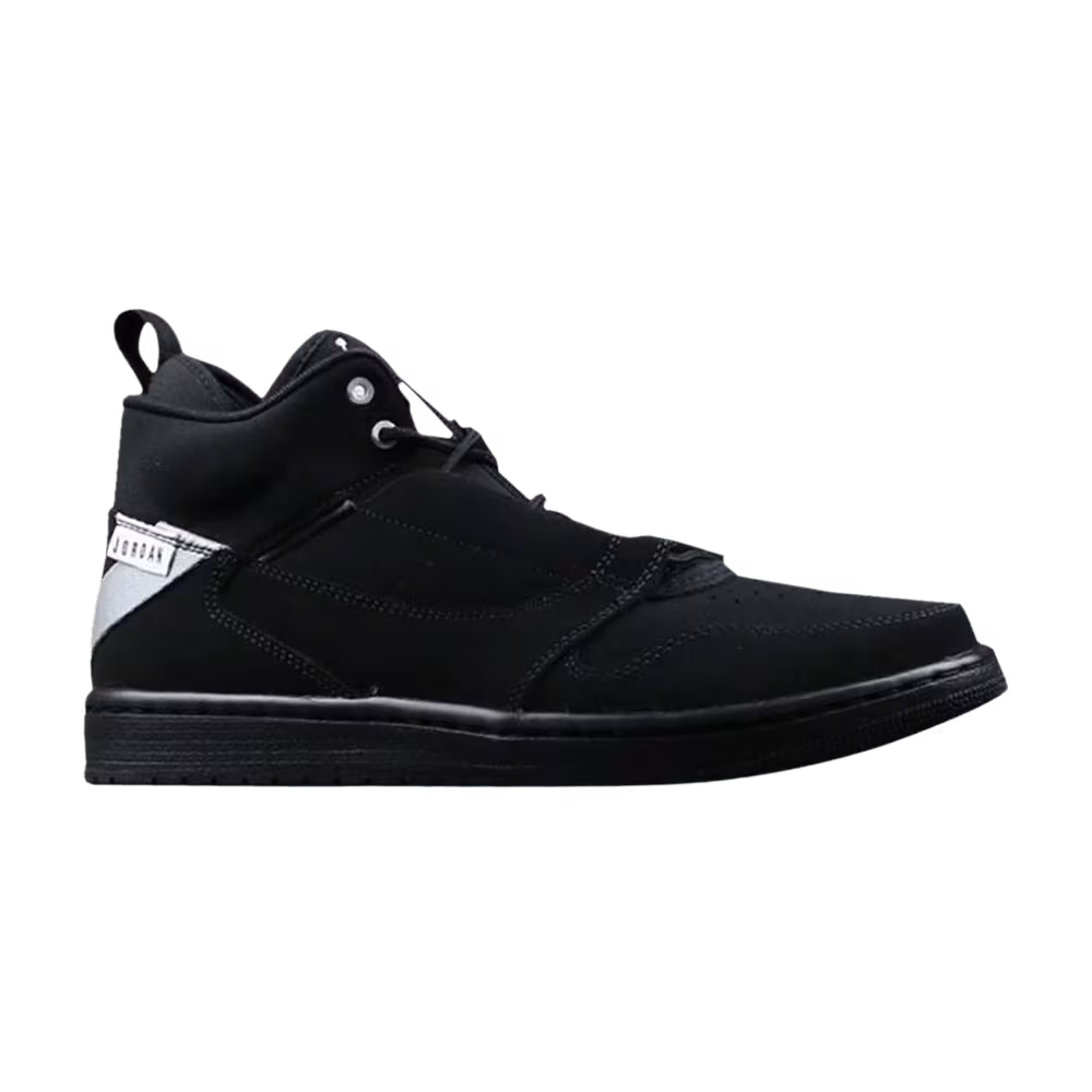 Air Jordan Fadeaway Black Metallic Silver