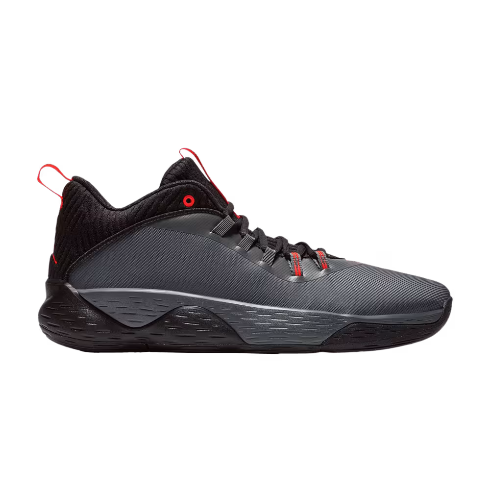 Air Jordan Super.Fly MVP Low Iron Grey Bright Crimson