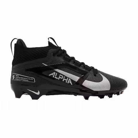 Nike Alpha Menace 4 Elite 'Black Metallic Silver'