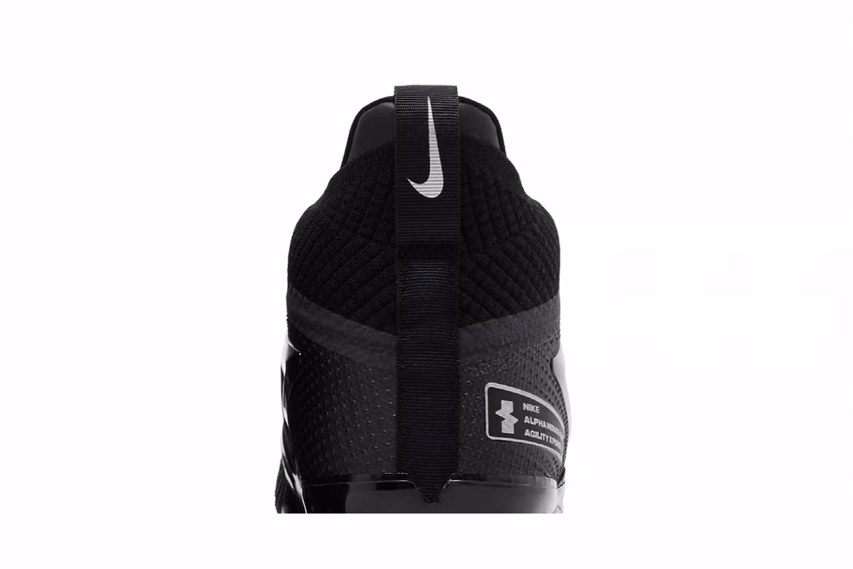 Nike Alpha Menace 4 Elite Black Metallic Silver, view 8