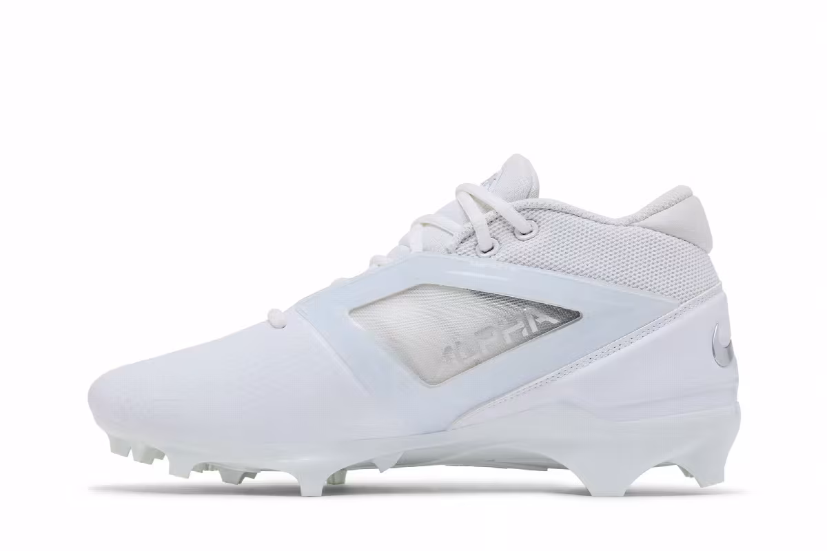 Nike Alpha Menace 4 Pro White Metallic Silver, view 4