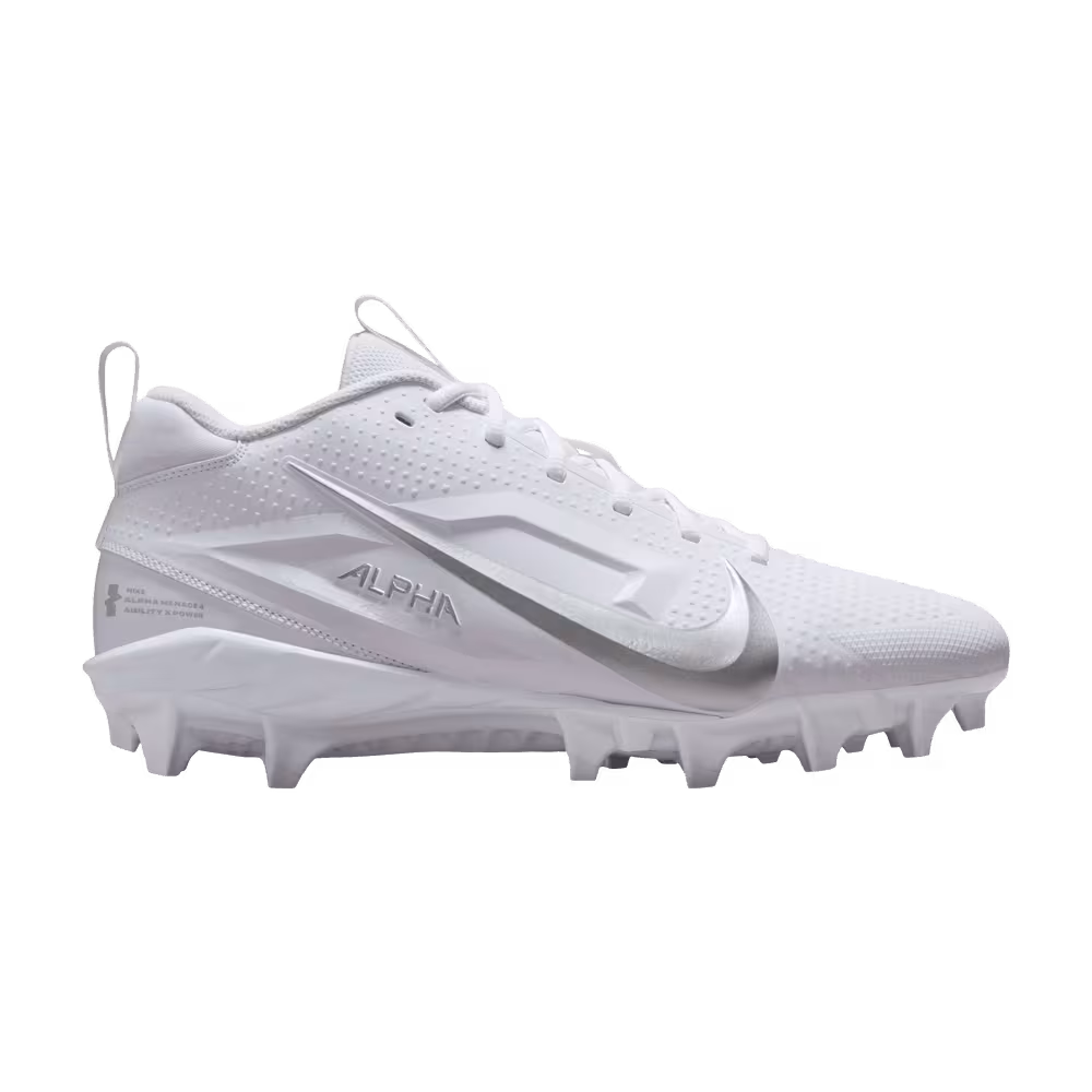Nike Alpha Menace 4 Varsity White Metallic Silver