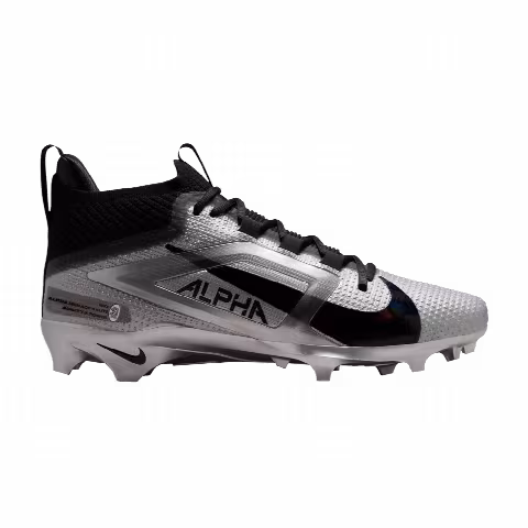 Saquon Barkley x Nike Alpha Menace 4 Elite 'Black Metallic Silver'