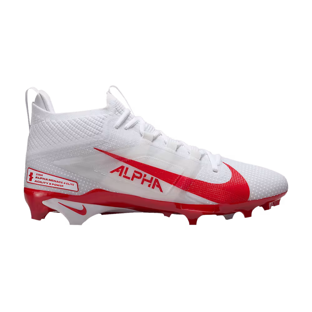 Nike Alpha Menace 4 Elite White University Red