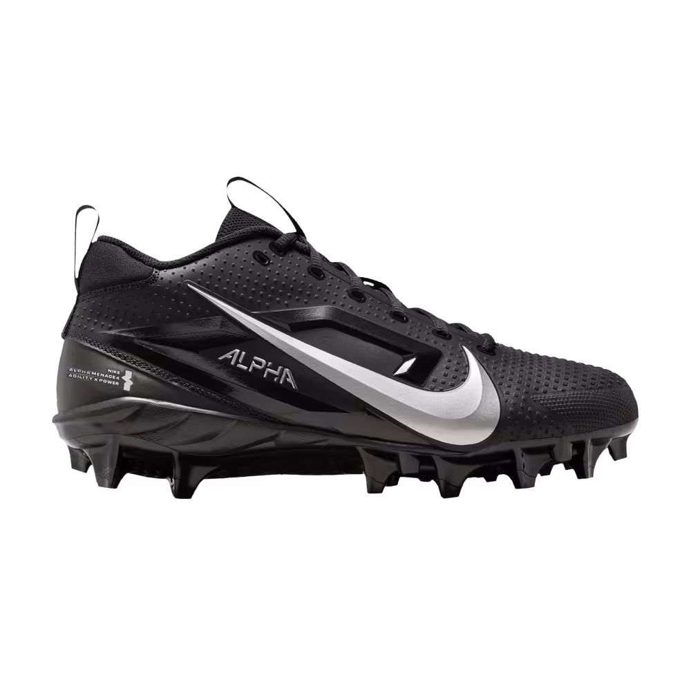 Nike Alpha Menace 4 Varsity Black Metallic Silver