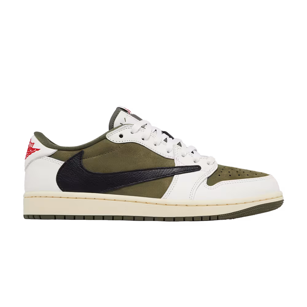 Travis Scott x Air Jordan 1 Low OG SP Reverse Olive / Medium Olive