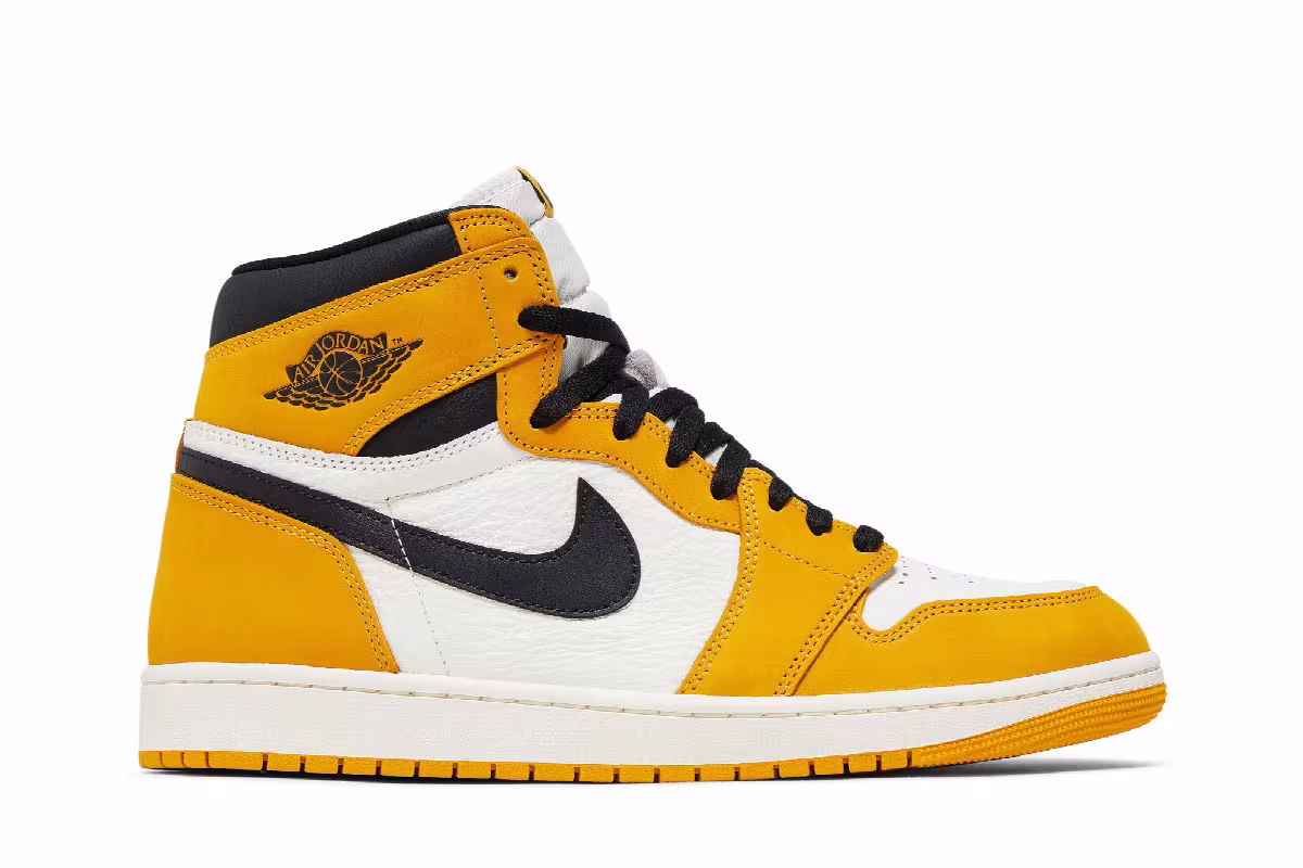 Air Jordan 1 High OG Yellow Ochre, view 2