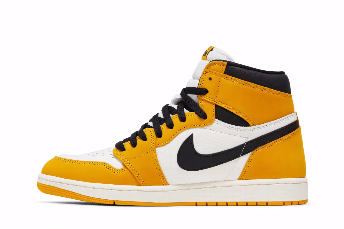 Air Jordan 1 High OG Yellow Ochre, view 4