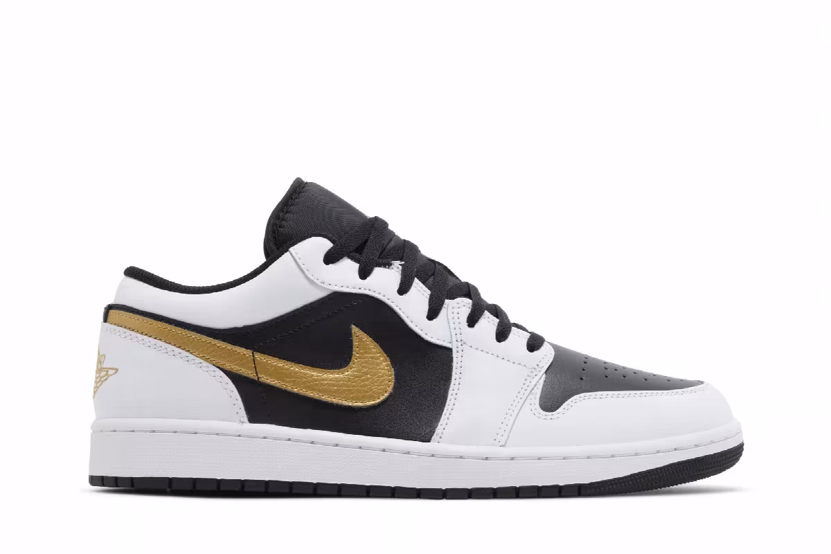 Air Jordan 1 Low Gold Swoosh, view 2