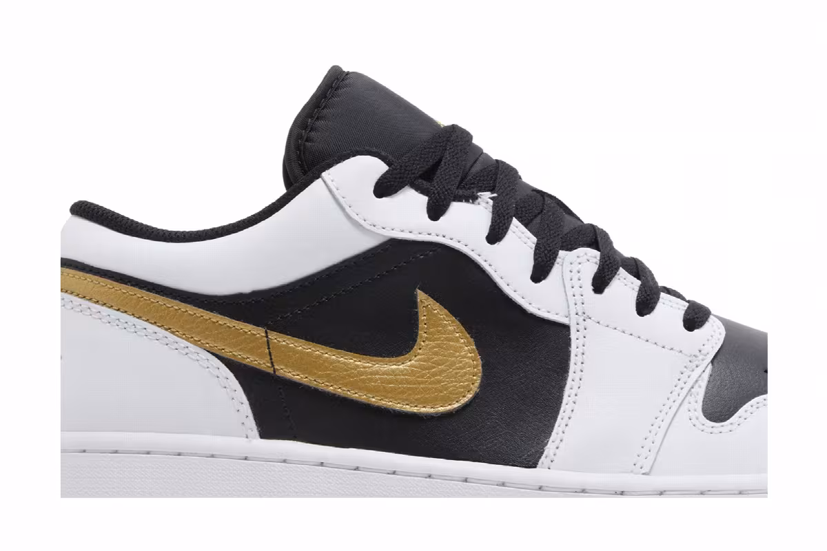 Air Jordan 1 Low Gold Swoosh, view 3