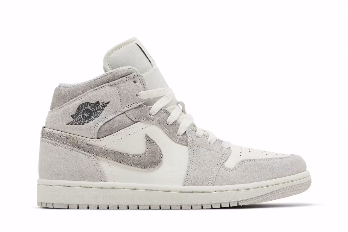 Air Jordan 1 Mid SE Neutral Grey Sail, view 2
