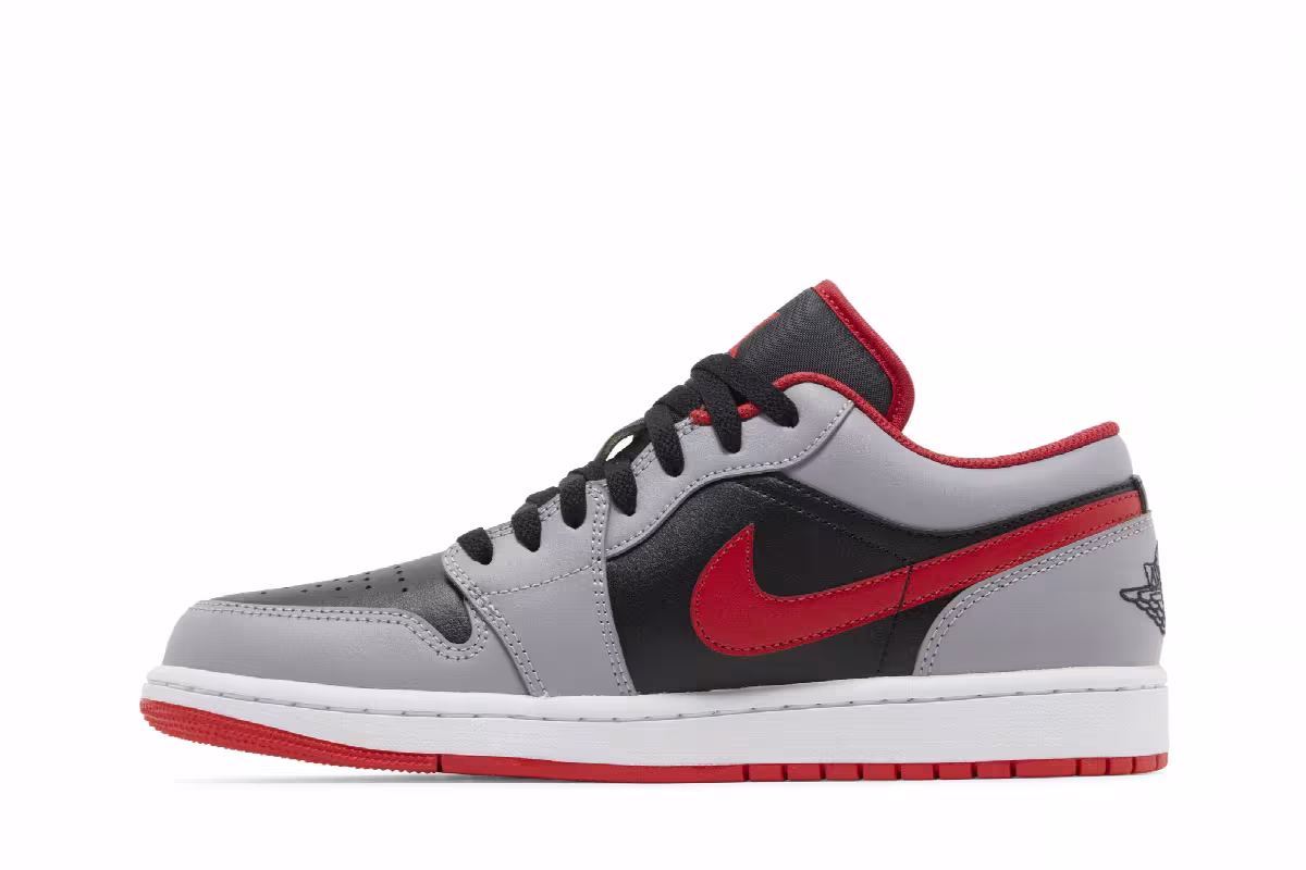 Air Jordan 1 Low Cement Fire Red, view 4