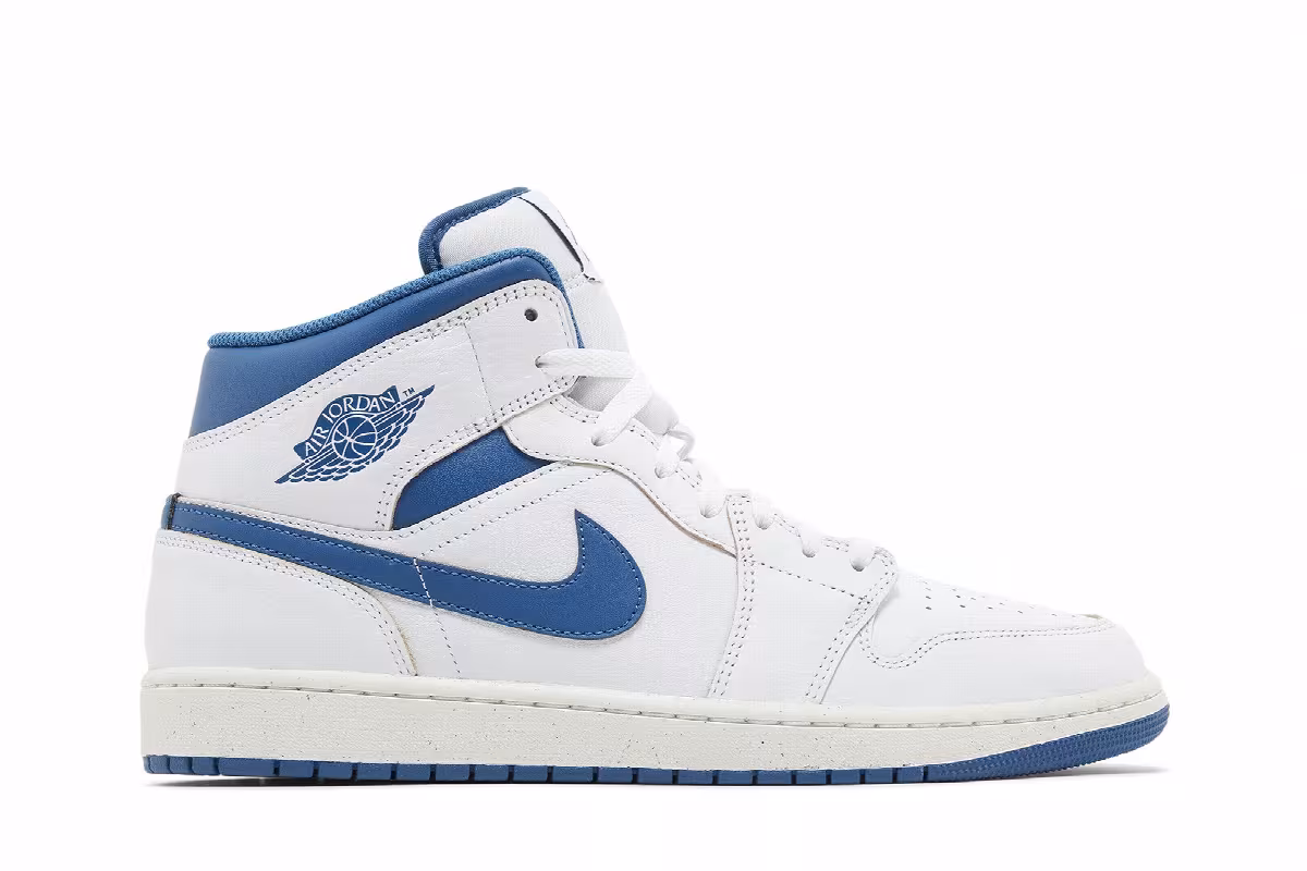 Air Jordan 1 Mid Industrial Blue, view 2