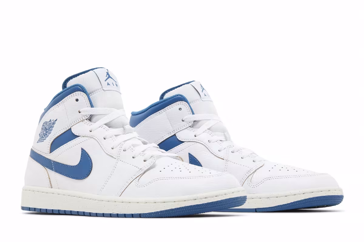 Air Jordan 1 Mid Industrial Blue, view 9