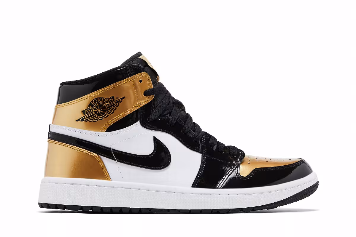 Air Jordan 1 High Golf Gold Toe, view 2