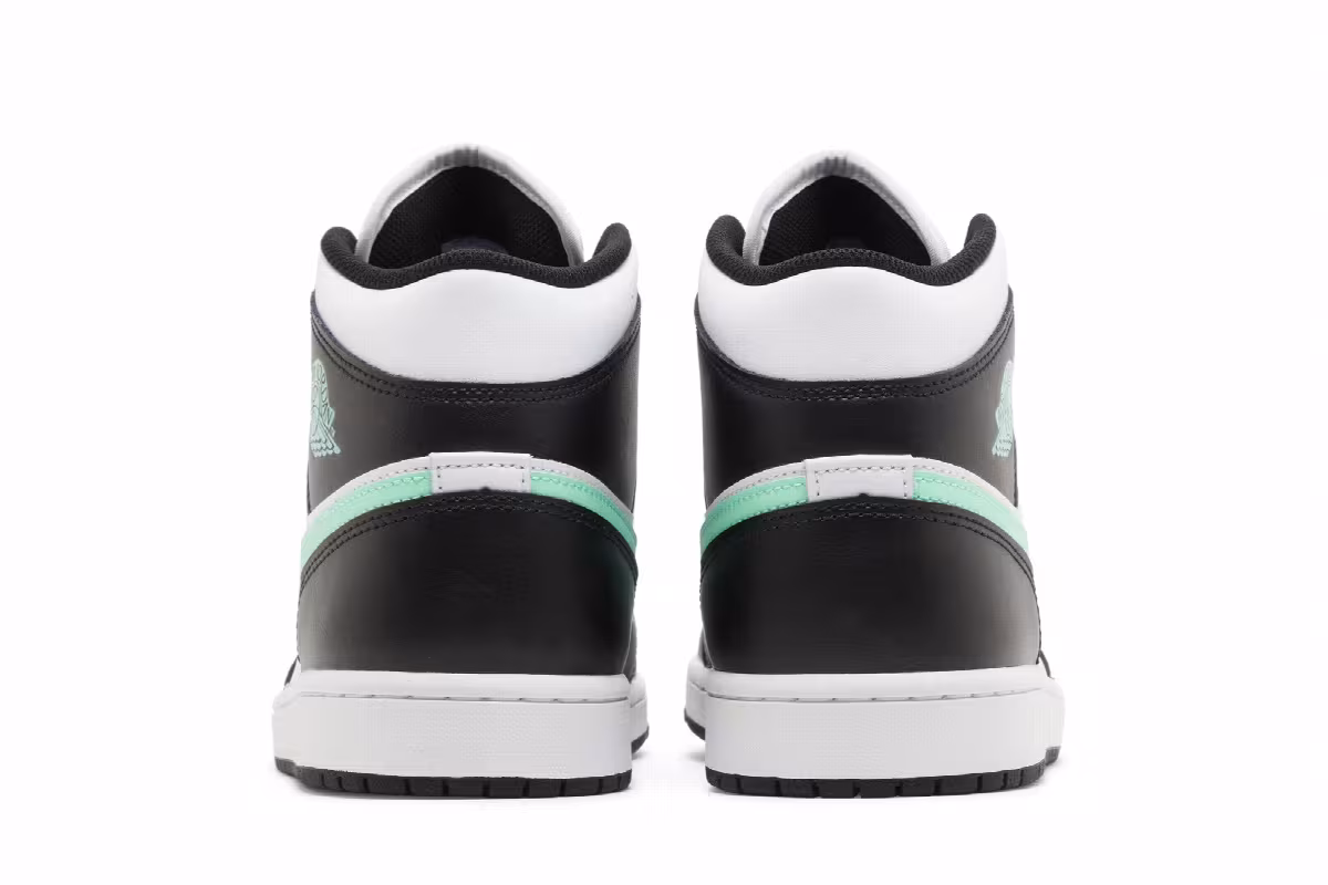 Air Jordan 1 Mid Green Glow, view 7