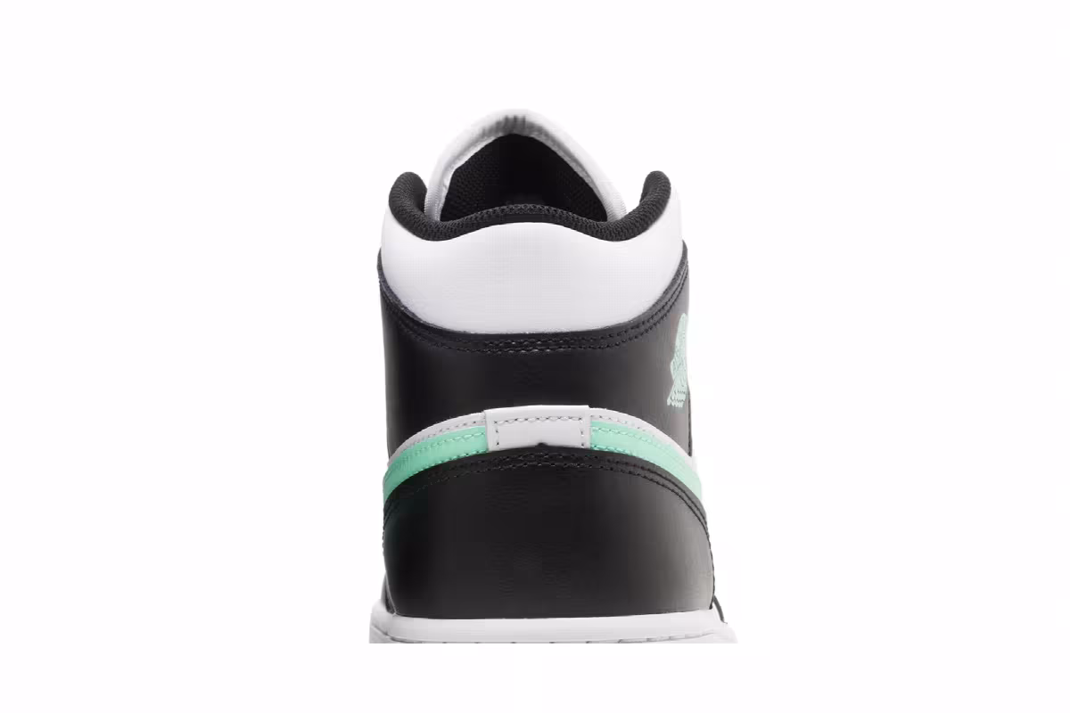 Air Jordan 1 Mid Green Glow, view 8
