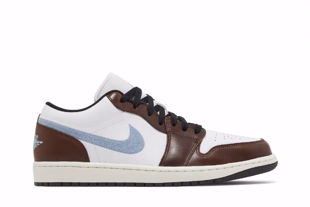 Air Jordan 1 Low SE Brown Blue Grey, view 2