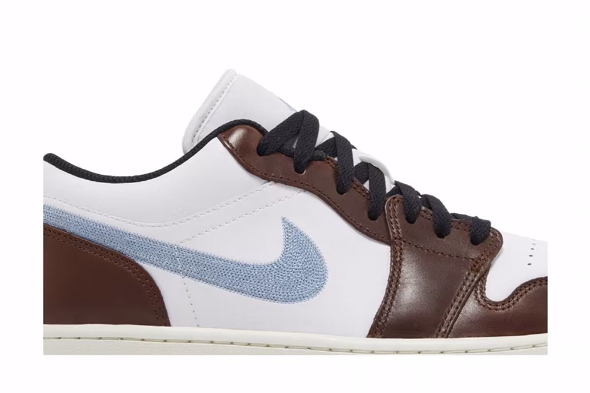 Air Jordan 1 Low SE Brown Blue Grey, view 3