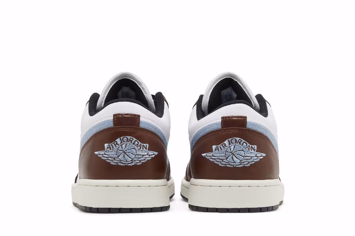 Air Jordan 1 Low SE Brown Blue Grey, view 7