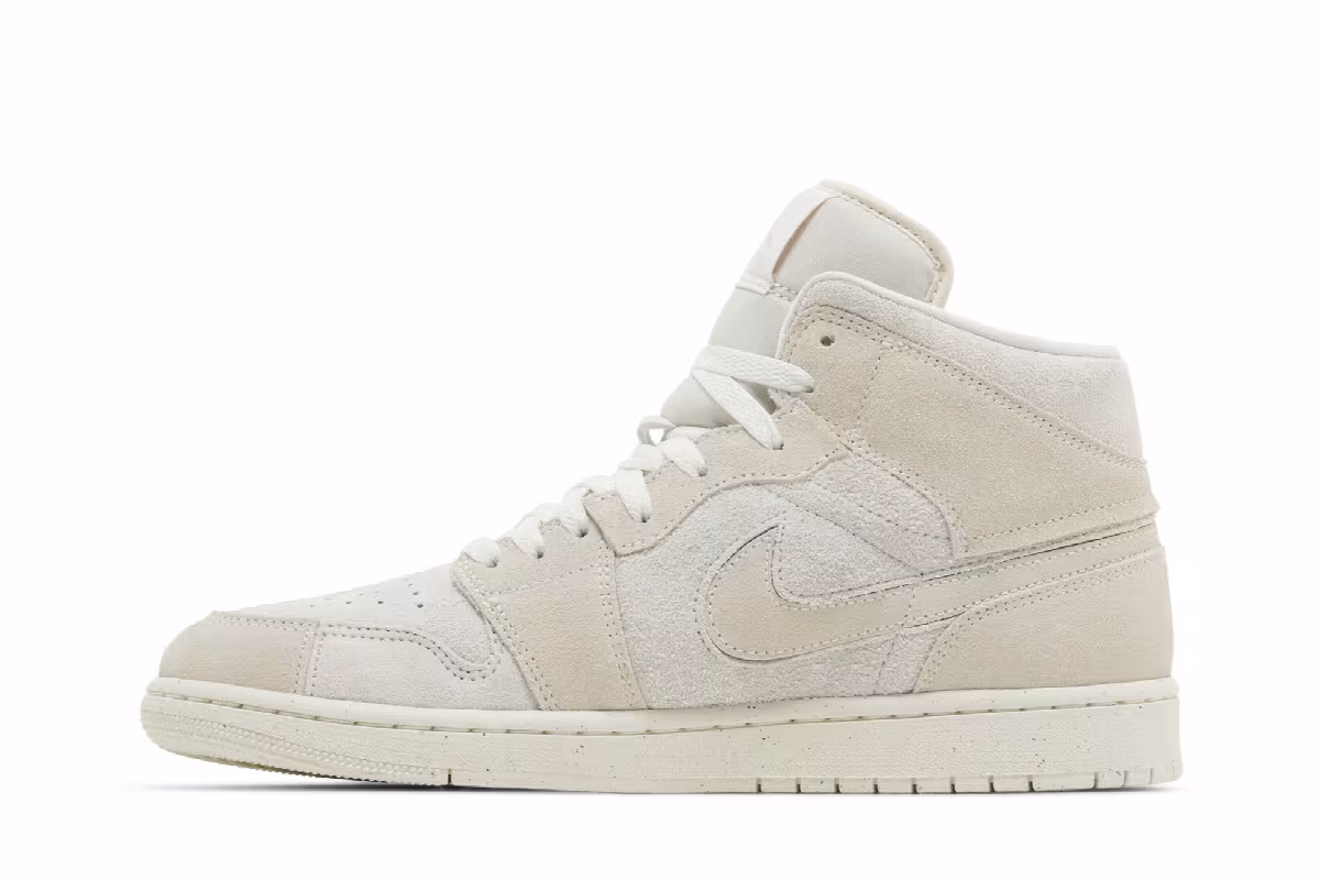 Air Jordan 1 Mid SE Craft Pale Ivory, view 4