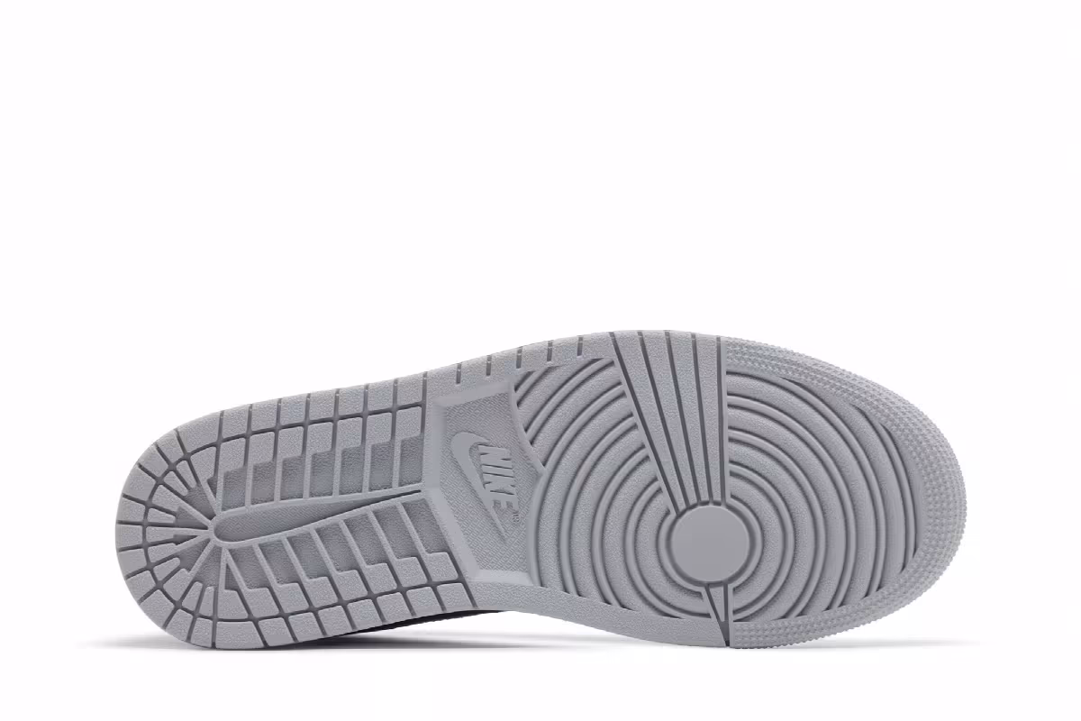 Air Jordan 1 Mid Wolf Grey Midnight Navy, view 5