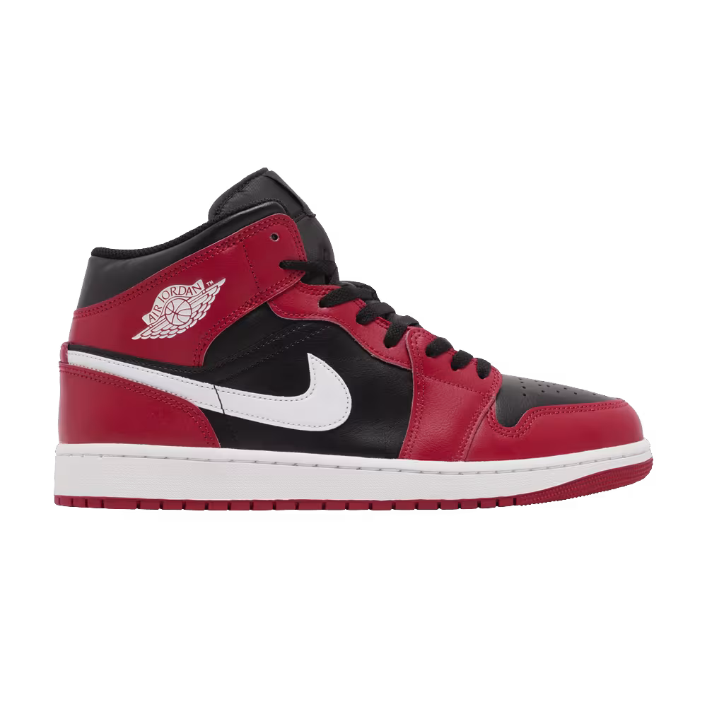 Air Jordan 1 Mid Gym Red Black White