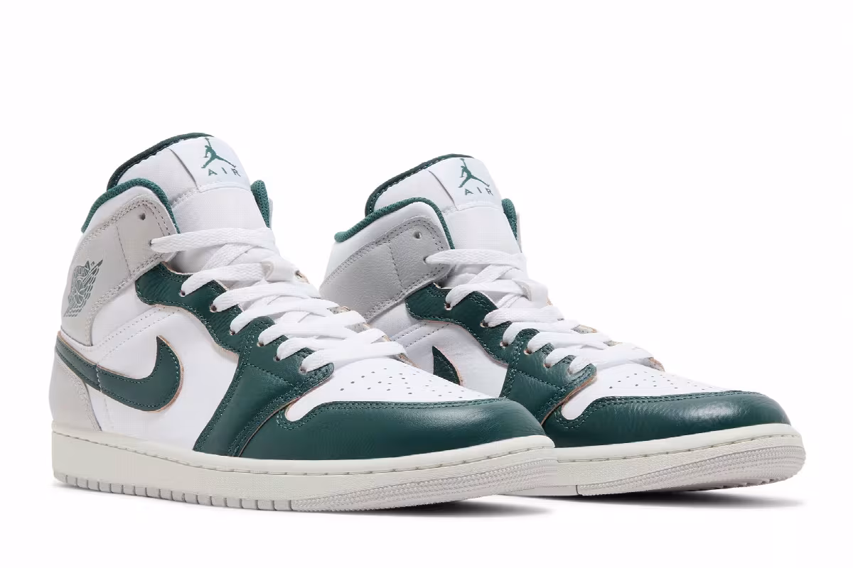 Air Jordan 1 Mid SE Oxidized Green, view 9