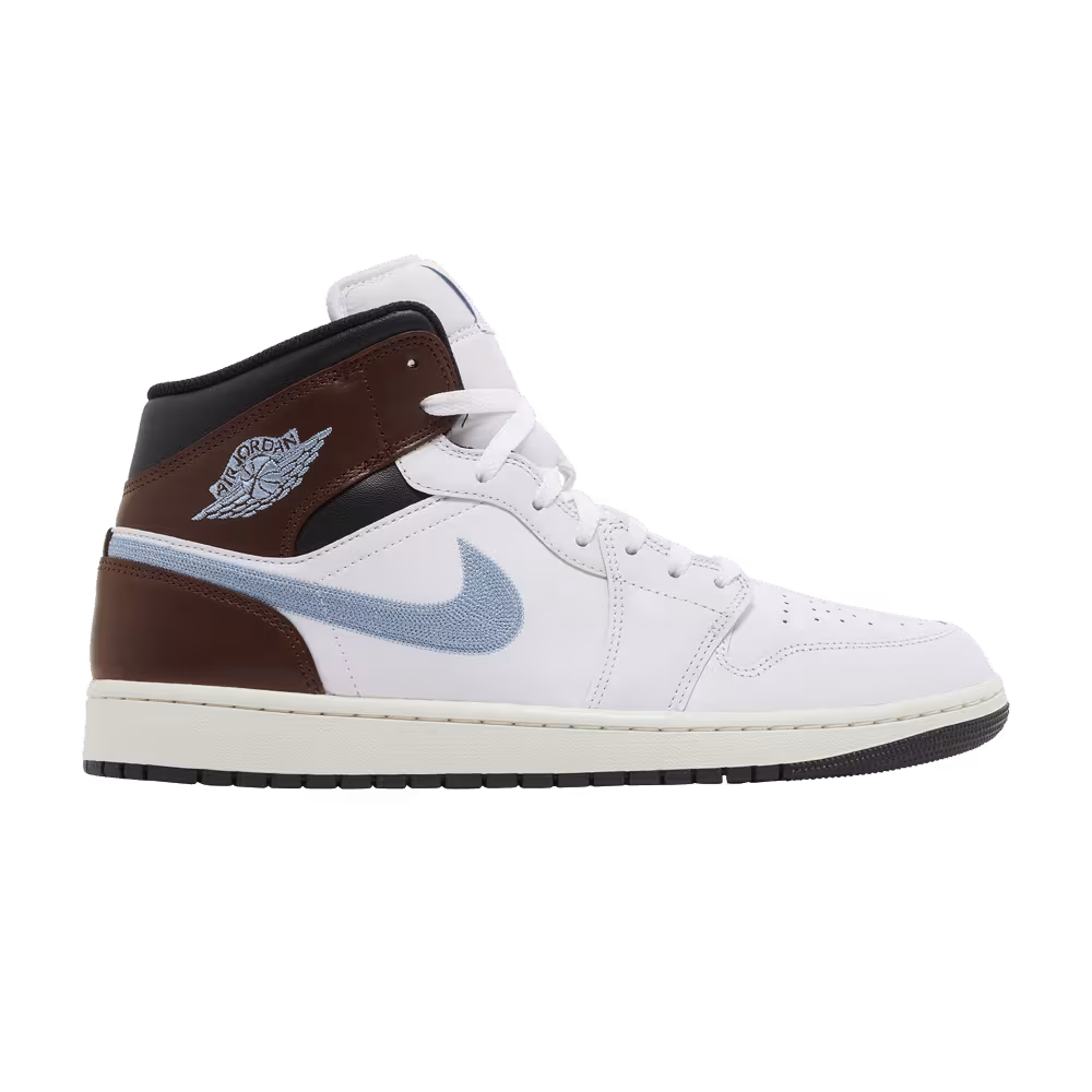 Air Jordan 1 Mid SE Brown Blue Grey