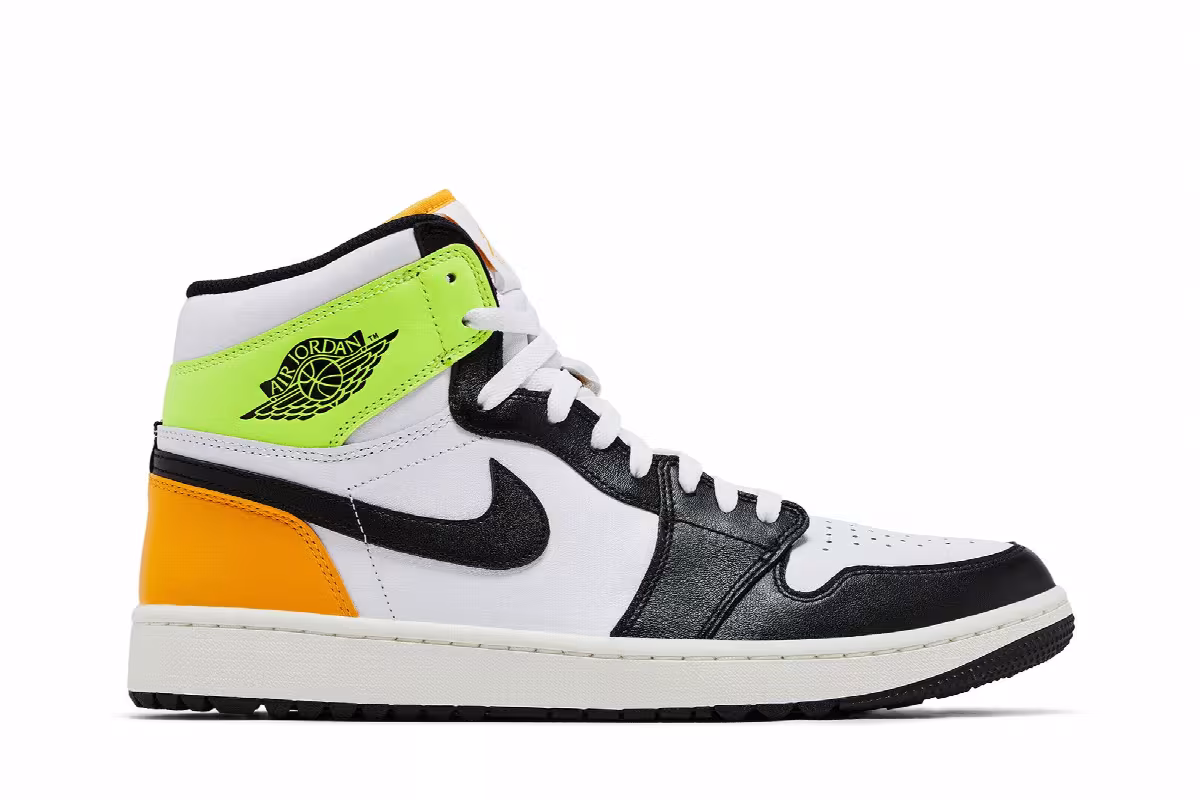 Air Jordan 1 High Golf Volt Gold, view 2