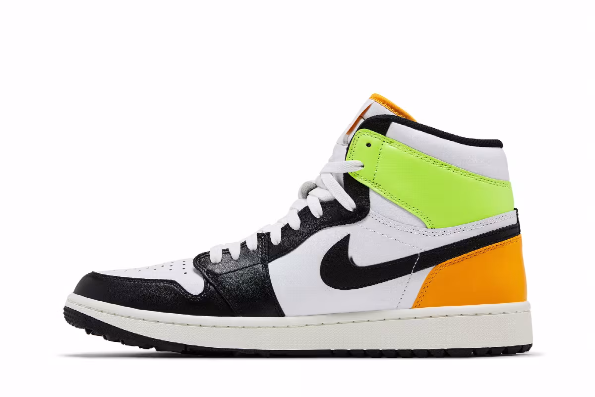 Air Jordan 1 High Golf Volt Gold, view 4