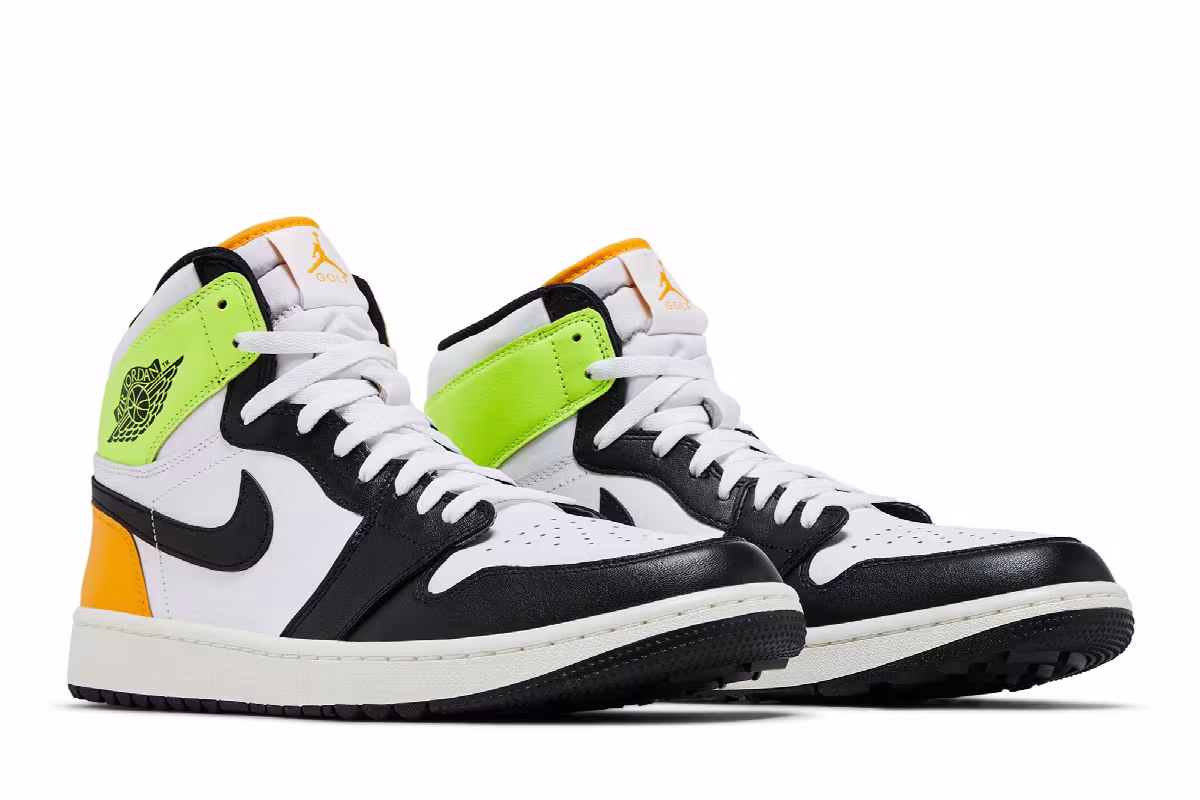 Air Jordan 1 High Golf Volt Gold, view 9