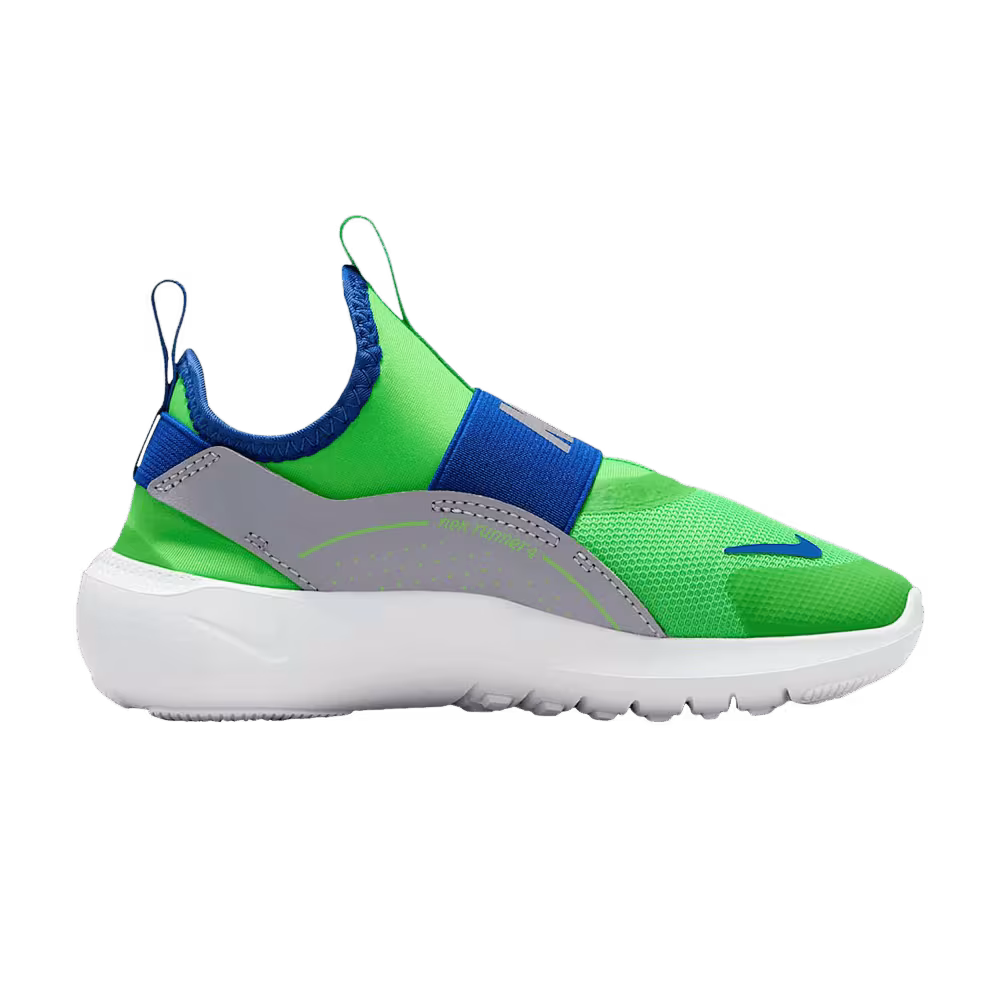 Nike Flex Runner 4 PS Green Strike Game Royal