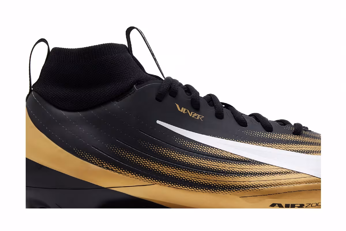 Nike Air Zoom Vapor Pro 1 Black Metallic Gold, view 3