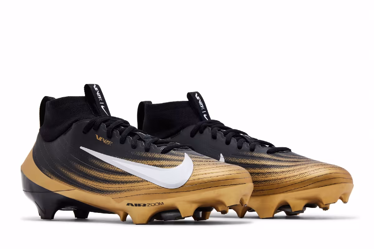 Nike Air Zoom Vapor Pro 1 Black Metallic Gold, view 9