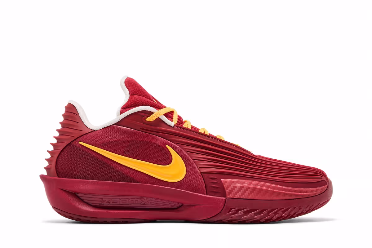 Juju Watkins x Nike Air Zoom GT Cut 3 Turbo Team Crimson, view 2
