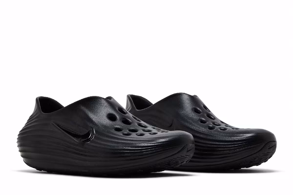 Nike ReactX Rejuven8 GS Triple Black, view 9